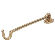 Chinese Style Window Latches Brass Security Hook Wind Brace(Brass Color) Part