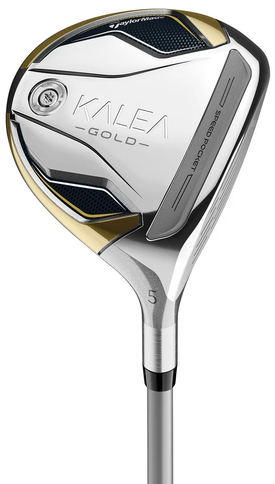 Left Hand Women TaylorMade Kalea Gold Cart Blue/White Complete Set Graphite New - Image 3 of 4