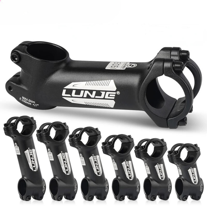 Bike Stem Parts 17 Degree Aluminium Alloy MTB Road Bicycle Stem