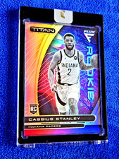 2020-21 Flux Titan CASSIUS STANLEY Silver Prizm Rookie Holo Encased RC #56