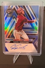 2024 Leaf Press Pass Premium - GAVIN GRAHOVAC - Blue Reflector Auto /25
