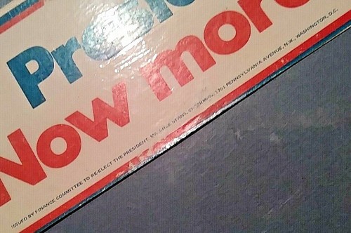 President Nixon Now More than ever BUMPER STICKER Finance Committee to Reelect - Picture 5 of 7