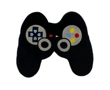 Black Video Game Remote Plush Baby Rattle Toy Gift 7inch Gamer