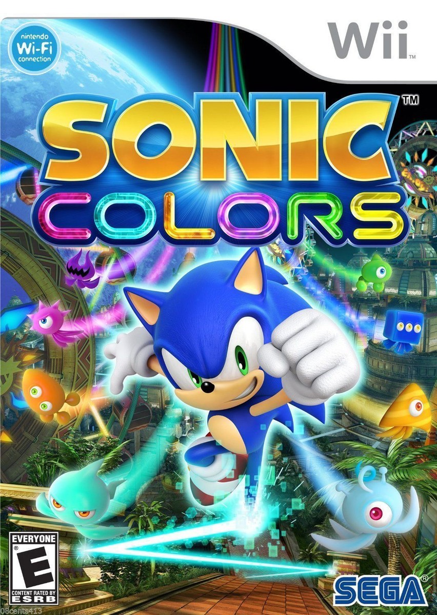 Sonic Colors (Nintendo Wii, 2010) *Without Manual