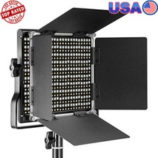 Dimmable Bi-Color LED Light 660 Bulbs Adjustable U Bracket Video Shooting New