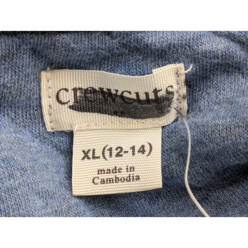 J. Crew Boys Diamond Quilted Half Zip Size XL (12-14) Heather Surf NWT BV669 - Picture 4 of 7