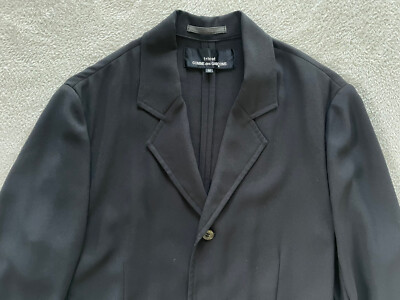 Vintage AD1993 90s Comme Des Garcons Designer Jacket Black Archive