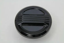 Air Flow Gas Cap Vented Black for Harley Davidson by V-Twin
