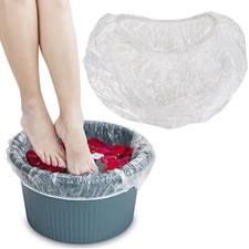 100 Pcs Disposable Pedicure Liners Foot Spa Single Use Liners Foot Basin Bags