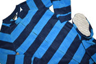 K9 NWOT JOE BOXER Boys 4T Blue Striped Fleece Blanket Sleeper Footed Pajamas — photo 2