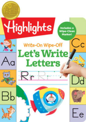 Write-On Wipe-Off Let's Write Letters (Highlights(TM) Write-On Wipe-Off F - GOOD