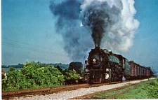 Southern 1477 Train #4, at Mohawk, TN, May 27, 1952 Postcard