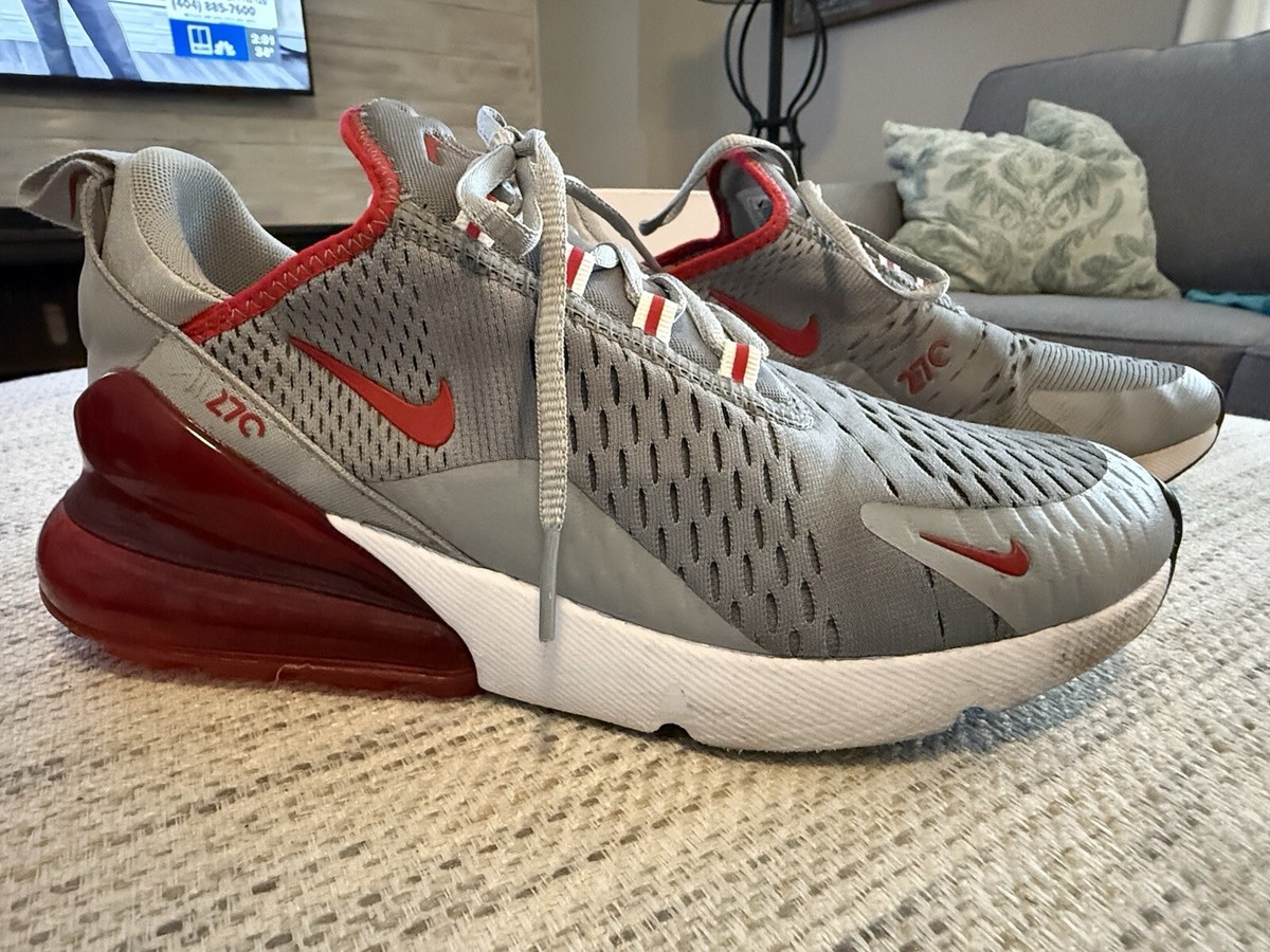 270 Shoes Air Max 270 Red And Gray Nike Air Max 270 Boys Youth In Grey