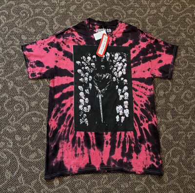 Men s Post Malone 2019 Hollywood s Bleeding Tour Double Sided Shirt Size M NWT 
