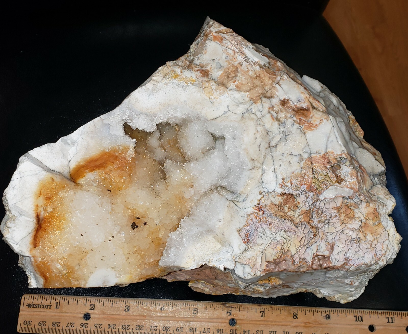 Rare Keswick Agate, Iowa Rough Rock 16 lbs w Sparkling Crystal, Size