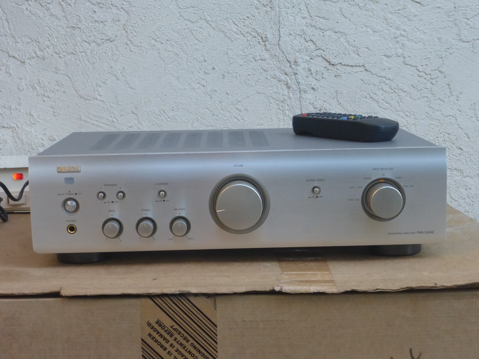 Denon PMA 500AE Stereo Integrated Amplifier Silver European 