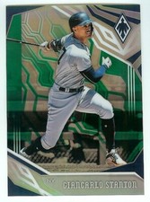 2019 Panini Chronicles Giancarlo Stanton Phoenix GREEN #'d 36/50 Card #16 Yankee