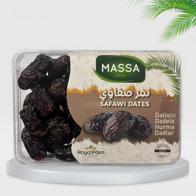 Safawi Dattel mit Stein 400g MASSA - 100 % Natürlich  aus feinsten Datteln Vegan