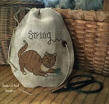 Miss Kitty's String Bag~Scattered Seed Samplers
