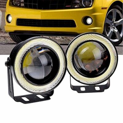 3.5" COB LED Fog Head Light Projector Car White Angel Eyes Halo Ring DRL Lamp HQ 3.5" COB LED Fog Head Light Projector Car White Angel Eyes Halo Ring DRL Lamp HQ