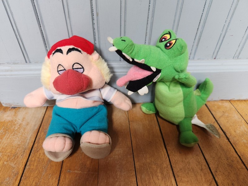 Disney peter pan smee crocodile tick tock stuffed toys