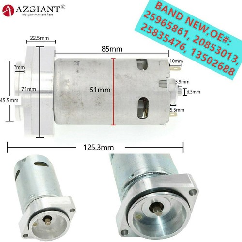 Top Hydraulic Tailgate Pump Motor & Bracket for Cadillac CTS Wagon SRX Wagon - Foto 2 di 11