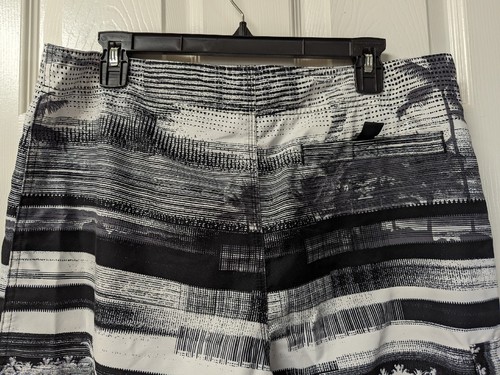 O'rageous Hawaiian Print Swim Board Shorts Tropical Print Mens Size 34 - 第 7/8 張圖片