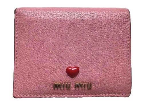 MIU MIU Archive Folding Wallet Pink | eBay