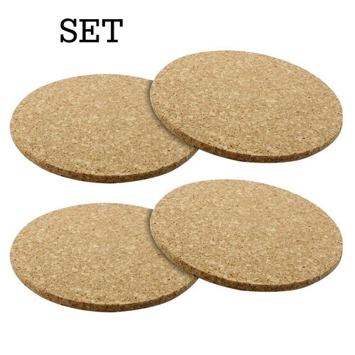 Stylische Kork-Untersetzer Im Set - Hübsch & Praktisch Für Heiße Töpfe