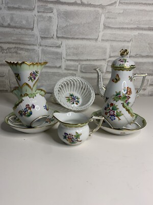 Mokkakaffeeservice von Herend   Queen Victoria 