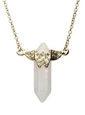 DC COMICS, WONDER WOMAN LOGO CRYSTAL NECKLACE Wonder Woman Logo Pendant NECKLACE