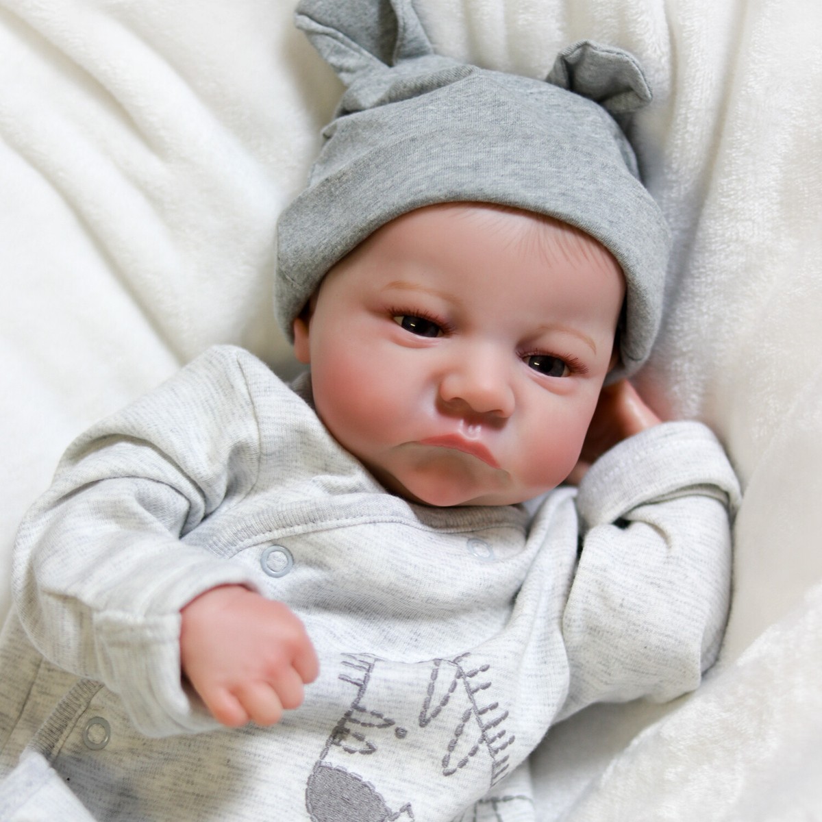Realistic Reborn Baby Dolls Vinyl Silicone Real Life Newborn Boy