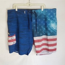 SALT LIFE Vapor Stretch SLX-QD Mens Fishing Swim Trunks Board Shorts Size 42