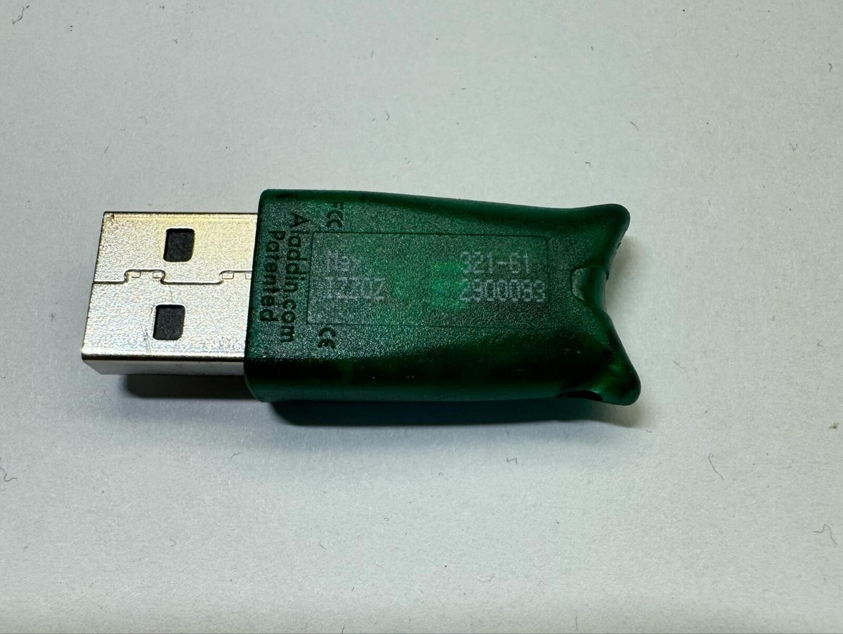 Aladdin SafeNet HASP HL Max USB SECURITY KEY Software Programming