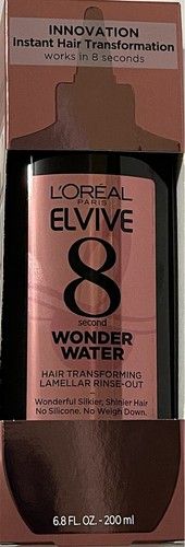 L'oreal Paris Elvive 8 Second Wonder Water 6.8 oz Hair Transforming Rinse Out