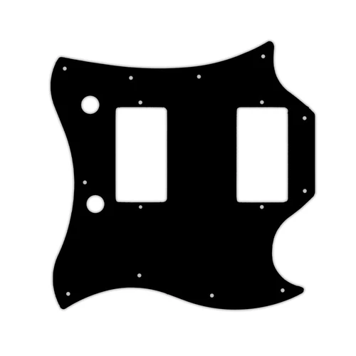 Pickguard For Gibson 17-18 Modern SG Standard black white black 5 ply