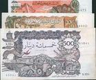 ALGERIA LOT 10-100-500 DINARS 1970. VF CONDITION. VERY SCARCE. 1us