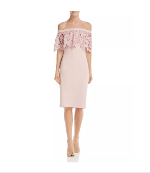 off the shoulder lace dress eliza j Eliza J