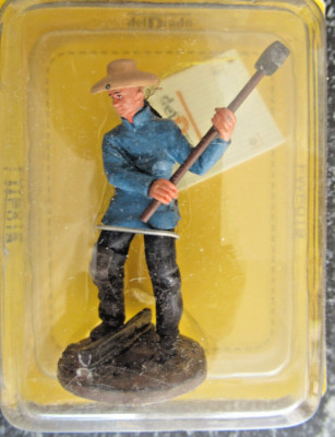 Del Prado FWE019 Far West Wild West Cinesischer Eisenbahnarbeiter