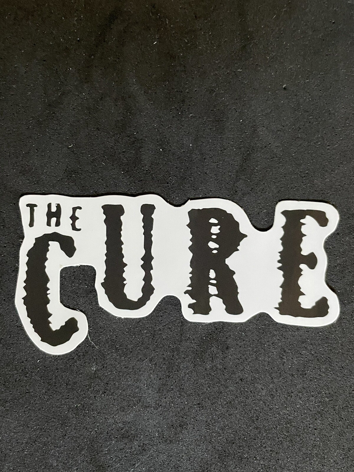 The Cure B&W Sticker Logo Iconic Dark 80s Post Punk Band UK Robert Smith New!