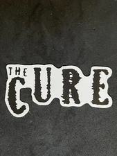 The Cure B&W Sticker Logo Iconic Dark 80s Post Punk Band UK Robert Smith New!