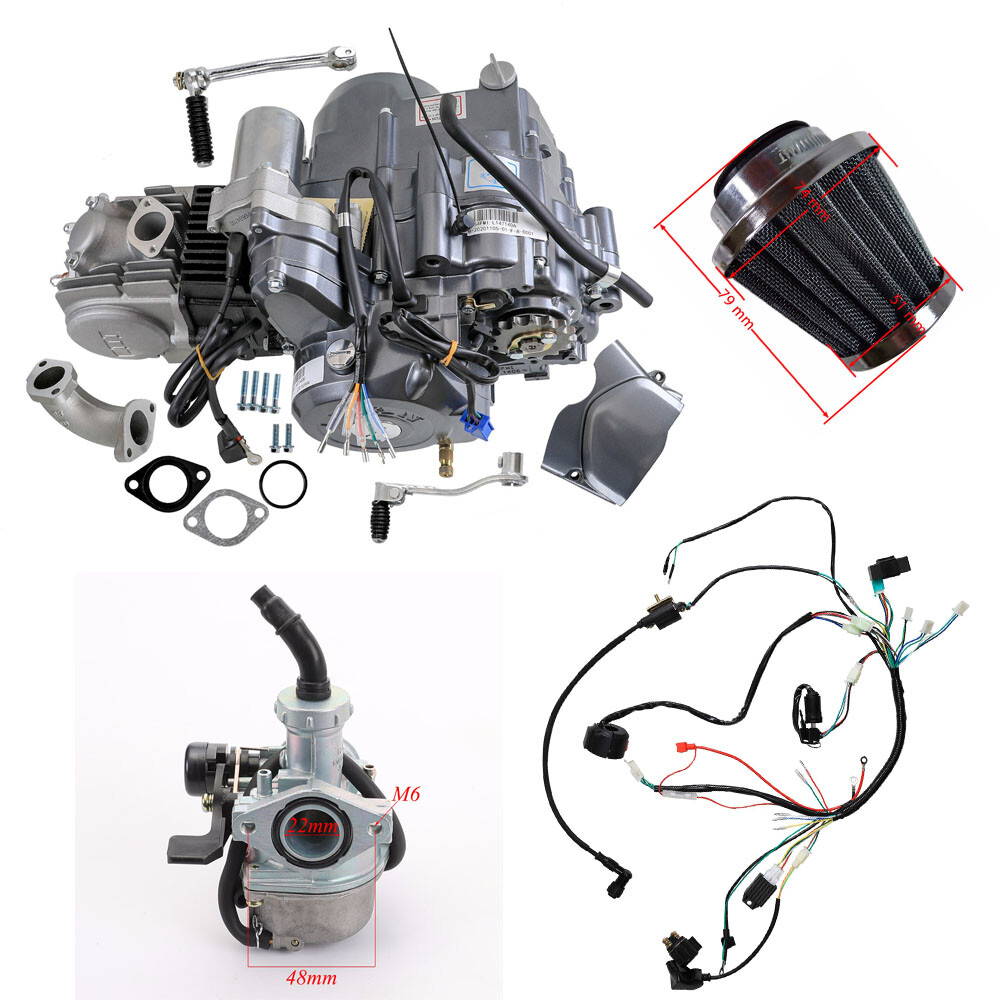 LIFAN 125cc Semi Auto Engine Carb Kits fo ATC70 CRF70 Pit Bikes