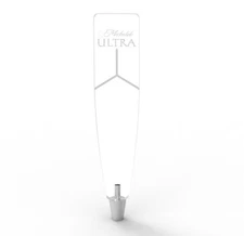 Acrylic Beer Tap Plexiglass Lucite Michelob Ultra Beer Faceut Tap Handle Display