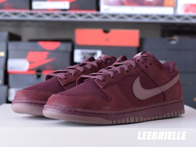 Nike Dunk Low Retro Premium FB8895-600 Mens Burgundy Casual Sneaker Shoes size 9 s-l400.jpg main image 3