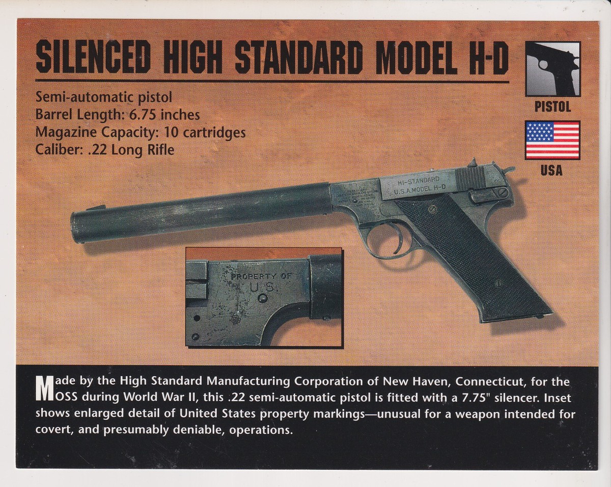 SILENCED HIGH STANDARD MODEL H-D .22 USA Gun Classic Firearms