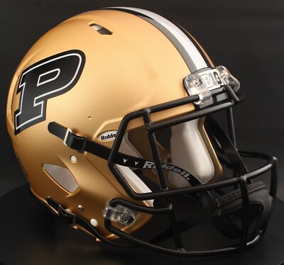 PURDUE BOILERMAKERS NCAA Riddell Speed Full Size AUTHENTIC Football Helmet 