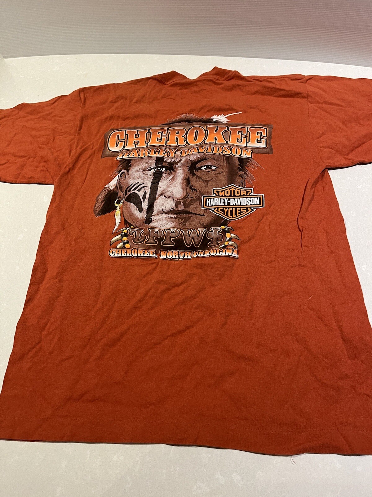 Harley Davidson Cherokee North Carolina TShirt Men'… Gem
