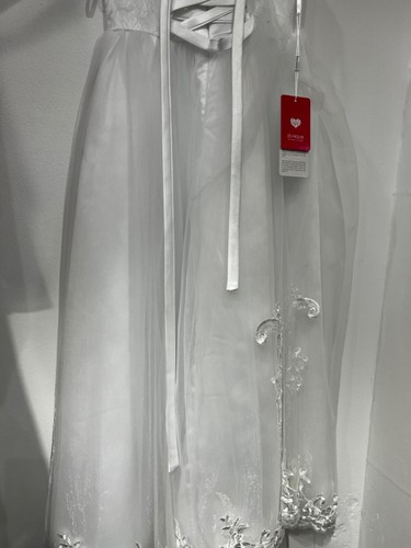 JJ's House White Ball-Gown/ Princess Floor Length Dress Size 10 - Picture 11 of 14