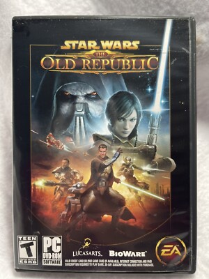 Star Wars: The Old Republic PC Video Game Complete 3 Discs In Case