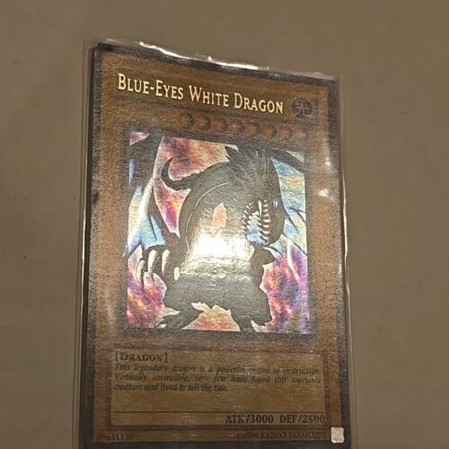 Yu-Gi-Oh! TCG MP- Blue-Eyes White Dragon LOB-001 - Unlimited - Picture 7 of 9